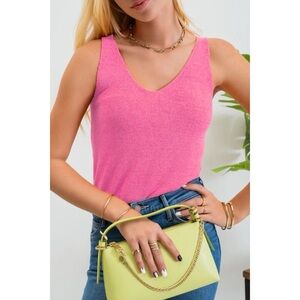 Pink Knit Tank